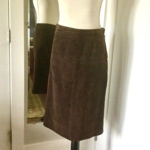 Suede Skirt